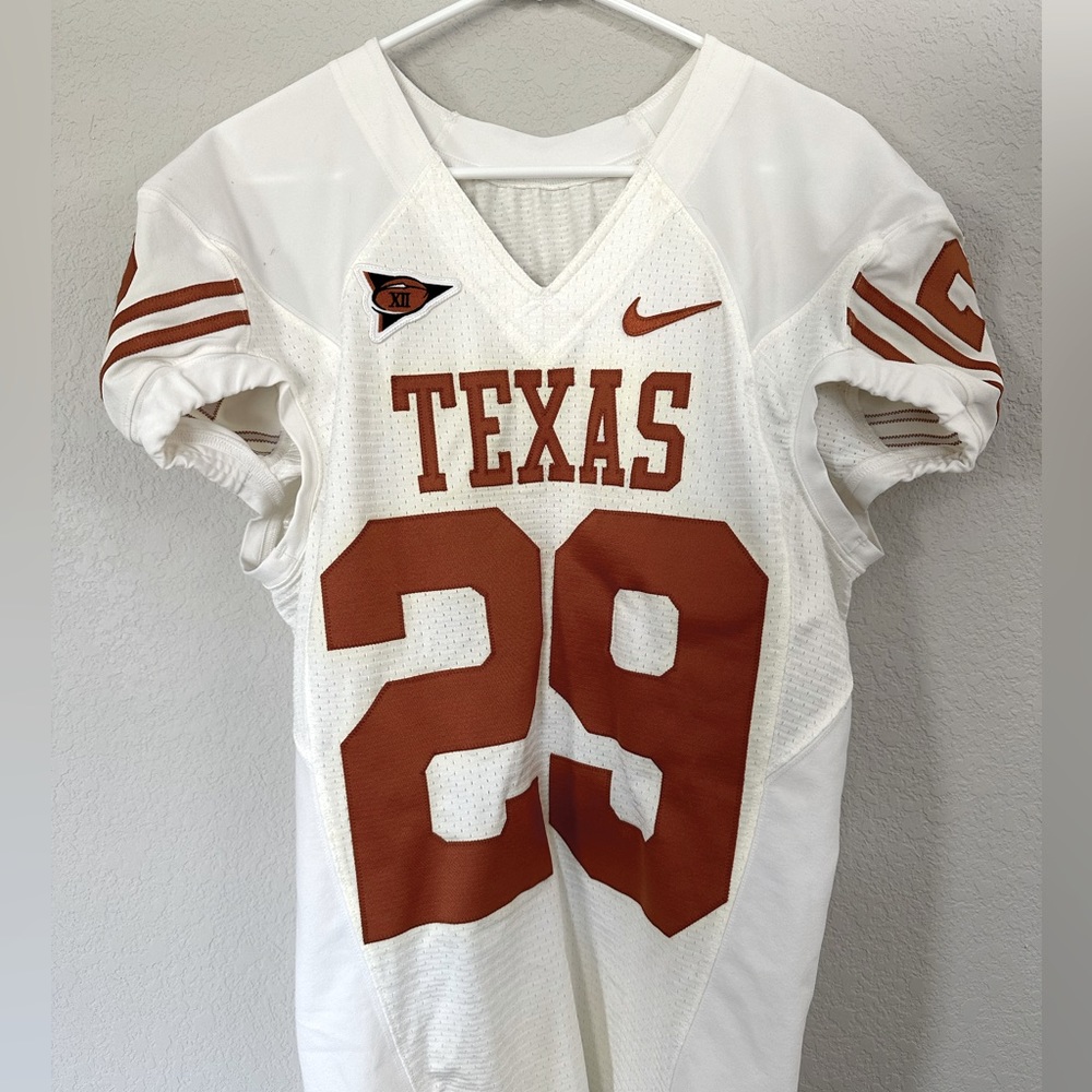 Game Worn Texas Longhorns Big 12 Jersey Size 42 (L)